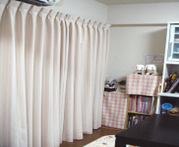 2009年12月　名古屋市G様邸　マンション　カーテン取付け