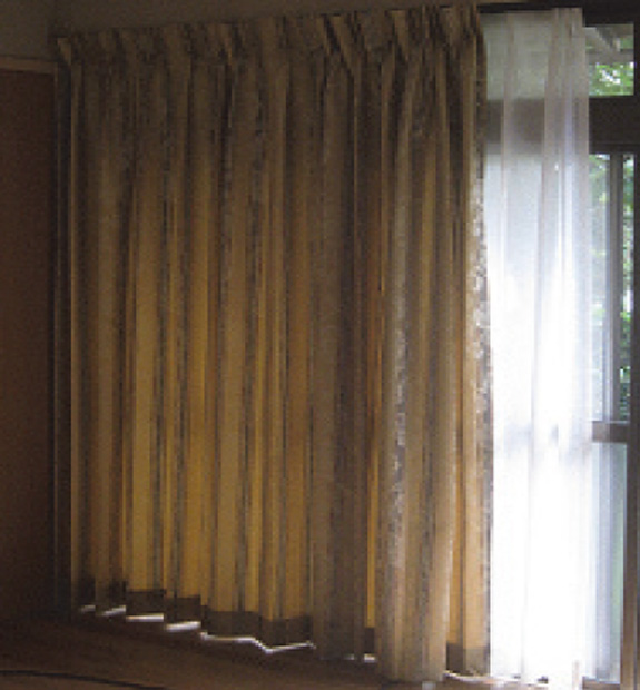 2010年8月　岐阜市M様邸　改築　カーテン取付工事（和室から洋室に）